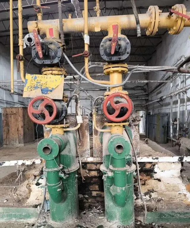 Труба взрыворазрядная и газооборудование