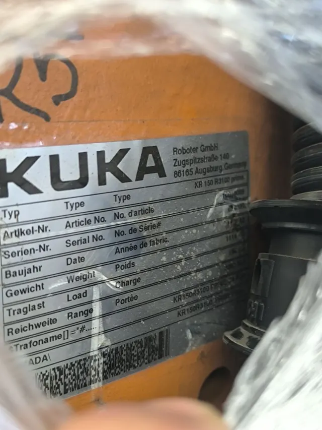 KUKA KR 150 R3100 prime лазер (b07)