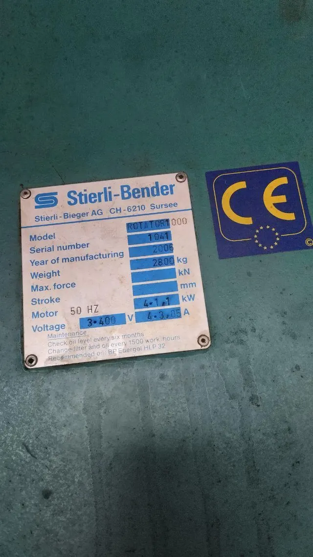 Stierli — Bieger Rotator 1000 сварочный вращатель