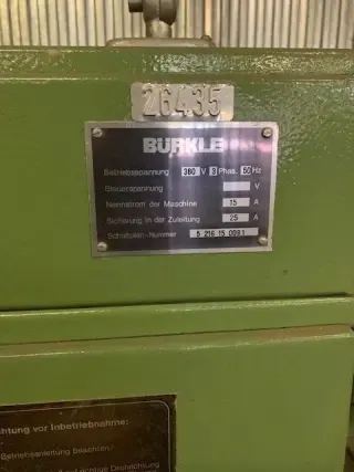 Шлифовальный станок Burkle