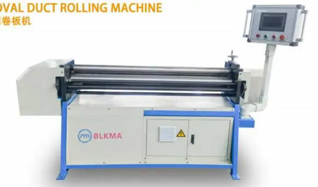 ELECTRIC OVAL DUCT ROLLING MACHINE модели W11-1.2×1300 и W11-1.2×1500