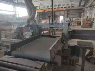Полуавтоматическая формовочная опочная линия TAEJIN JCL-700B с горизонтальной линией разъема, размером формы 1100х1050х200/200