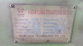 Станок для правки грибовидности балок JACK Tec. HYJ-800
