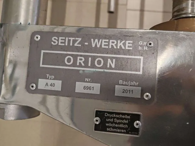 Фильтр-пресс Seitz-Werke ORION 2011г.в.