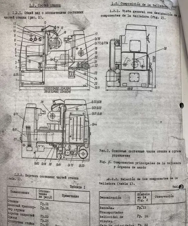 Станок зубофрезерный 53А80