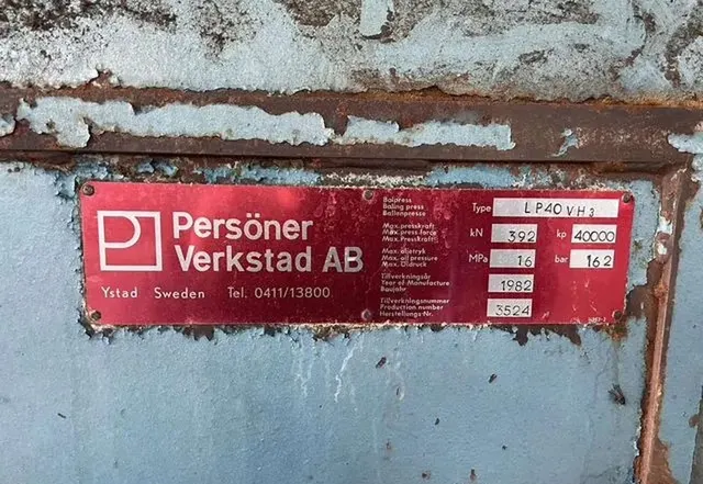 Горизонтальный пресс Presona LP 40VH3
