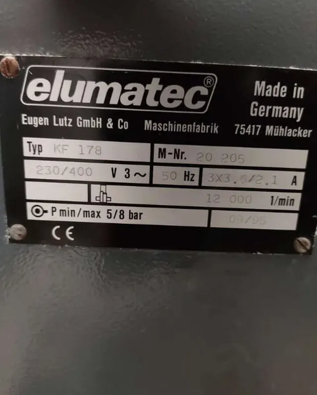 Копировально-фрезерный станок elumatec KF 178 1995