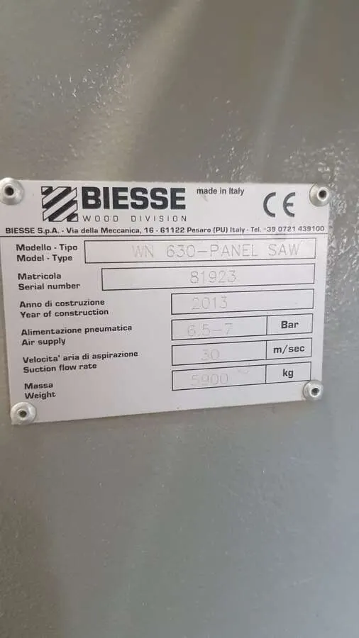 Раскроечный центр BIESSE SELCO WN 630 2013г.в.