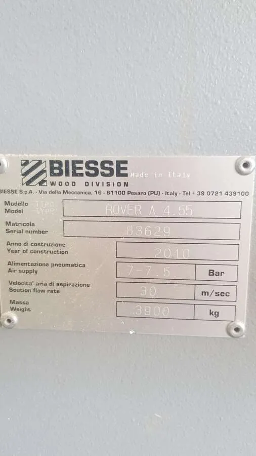 Обрабатывающий центр BIESSE ROVER A 4.55 2010г.в.
