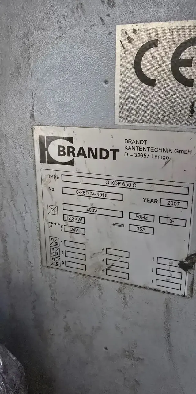 Кромочный станок Homag Optimat Brandt KDA 650С