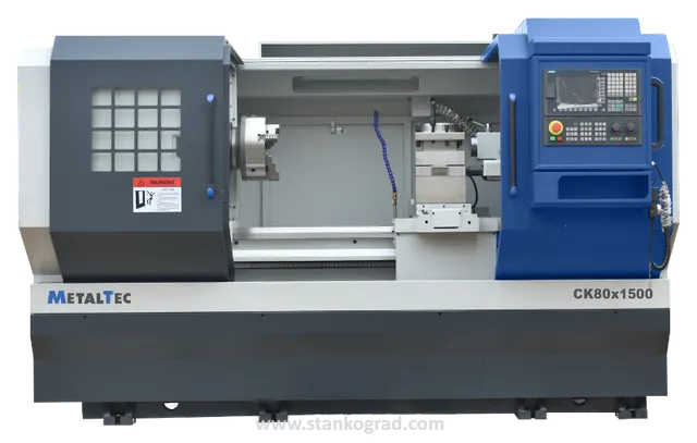 Токарный станок c ЧПУ с прямой станиной MetalTec CK 80x1500