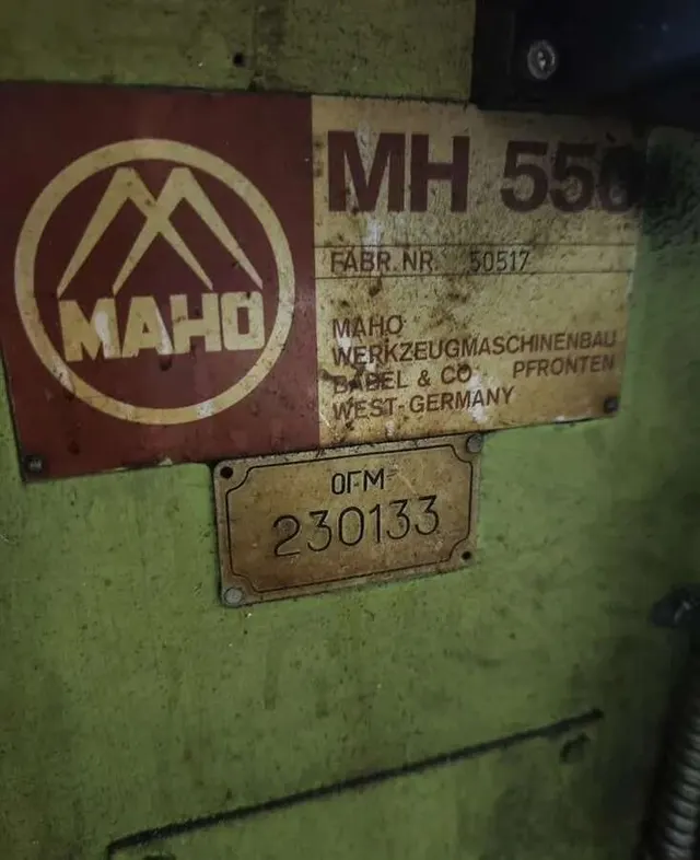 Универсально-фрезерный станок Maho MH550