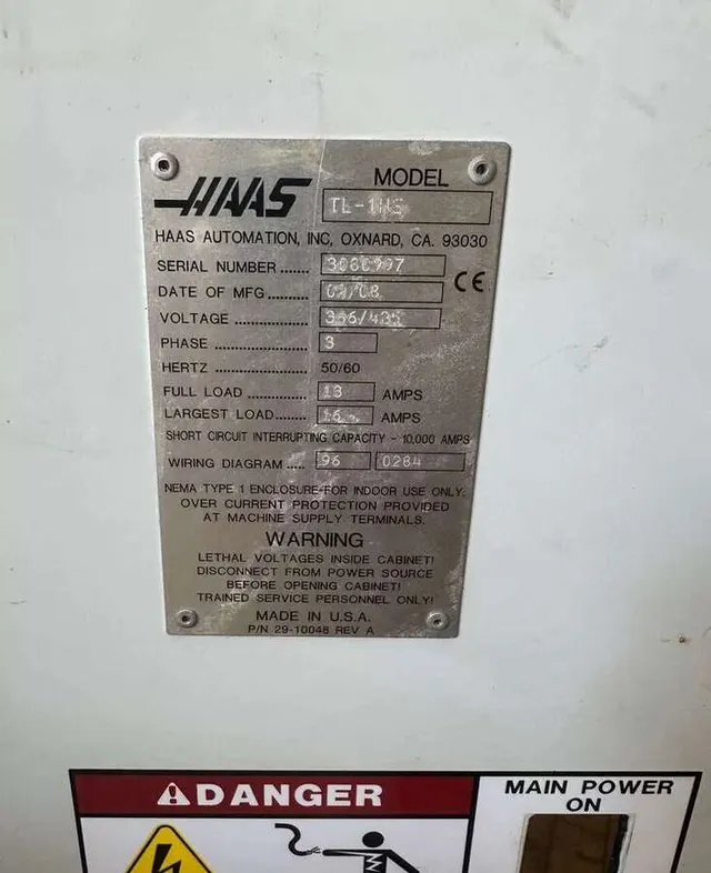 Токарный станок Haas TL-1HE 2008г.в.