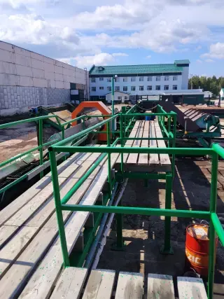 Автоматизированная линия сортировки пиловочника с 3D сканом