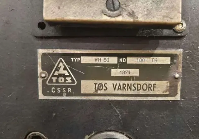 Станок горизонтально-расточной TOS Varnsdorf WH80
