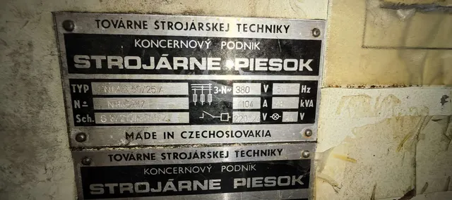 Гильотина гидравлическая Strojarne Piesok CNTA-315