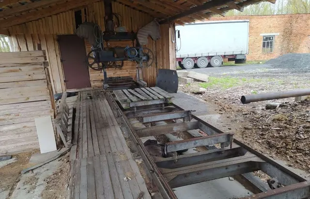 Пилорама ленточная МВ-2000М + заточной станок