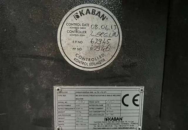 Станок сварочный двухголовочный Kaban MA 2010