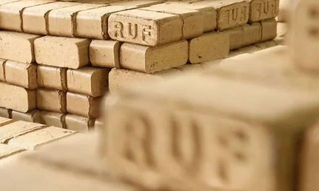 Пресс брикетирующий RUF для опилок, стружки