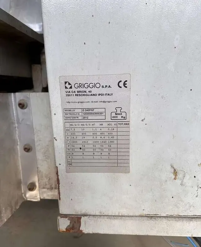 Станок четырехсторонний Griggio G 240\6F