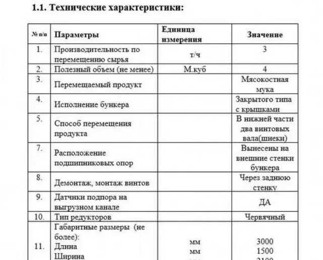 Механизированный бункер шквары БШ-4.0
