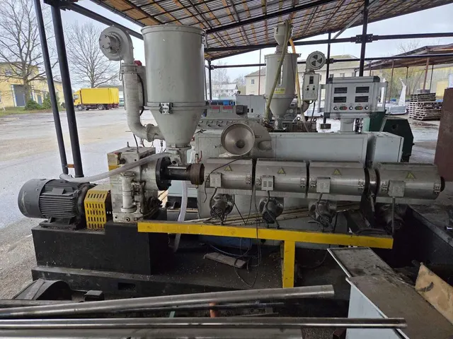 Линия для производства гофрированных труб HDPE