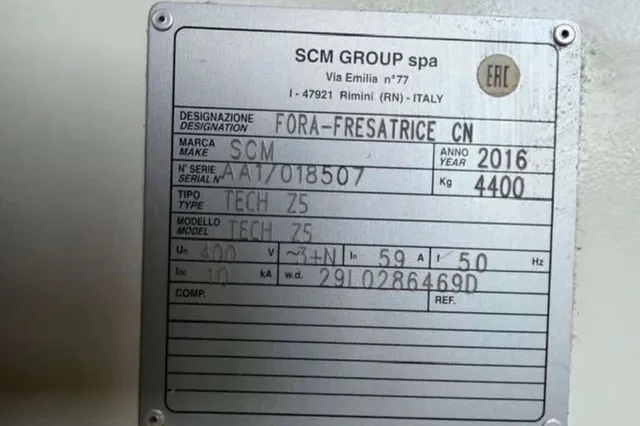 Обрабатывающий центр SCM Tech Z5 Long с ЧПУ