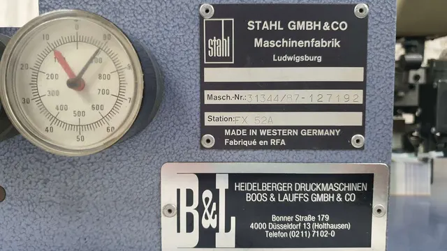Фальцевальная машина Heidelberg Stahlfolder TX 52