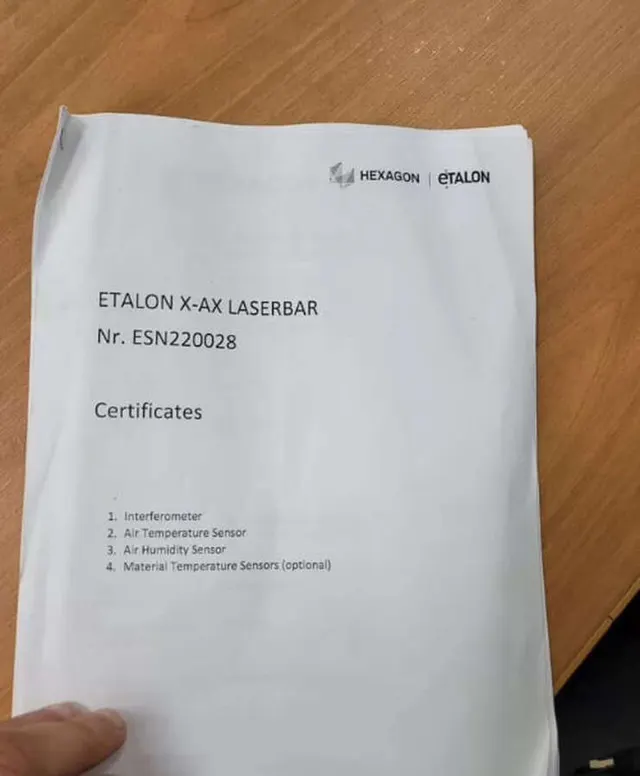 Лазерный интерферометр ETALON X-AX LASERBAR