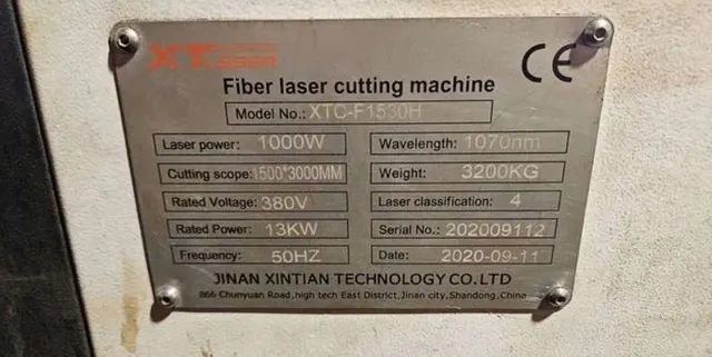 Станок лазерной резки металла XTLaser H1530 RAYCUS