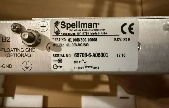 Высоковольтный источник питания SL100N300 Spellman
