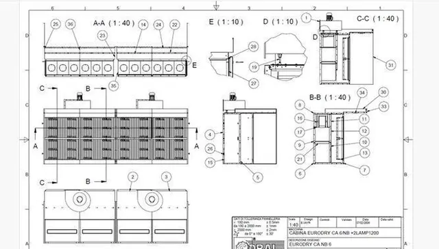 Стенд покрасочный Eurodry CA 6/NB+2Lamp1200