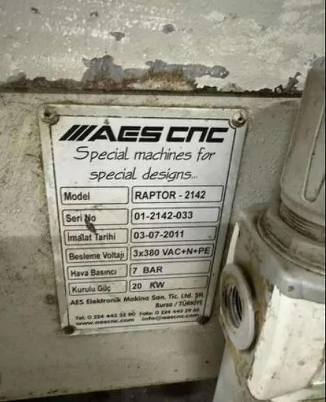 Станок фрезерный AES Raptor 2142 с ЧПУ