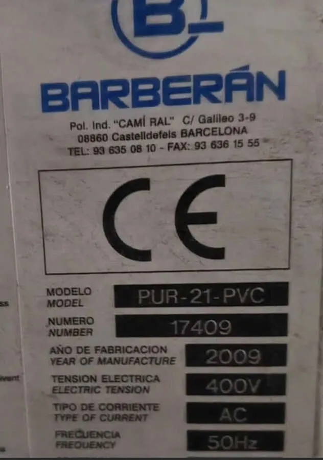 Станок окутывающий PUR-21-PVC 2009г.в.