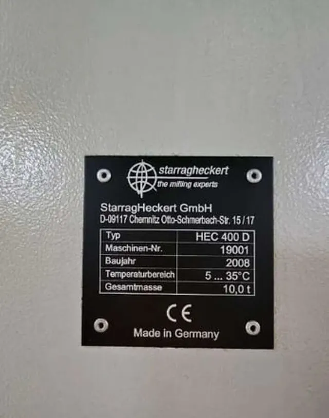 Обрабатывающий центр Heckert HEC 400 D 2008г