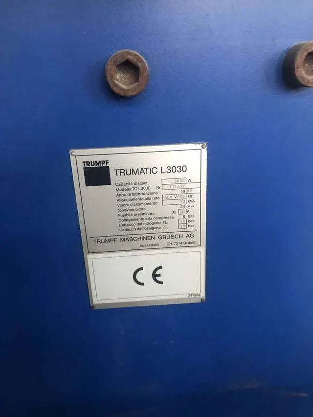 Станок лазерной резки Trumpf Trumatic L3030 TLF