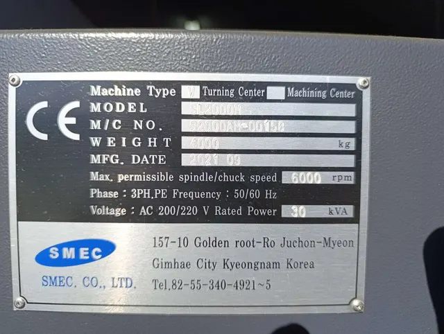 Токарно-фрезерный станок SMEC SL2000AM