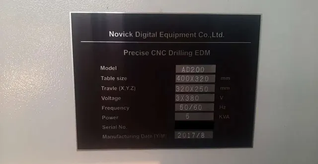 Электроэрозионный станок (Сверхдрель) с ЧПУ AD200