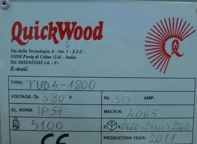 Станок шлифовальный для окон Quick Wood TUD 6-160