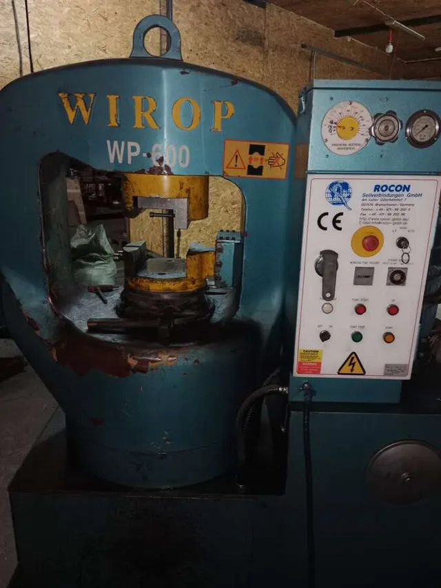 Пресс гидравлический WIROP усилие 600 тонн 2006г.
