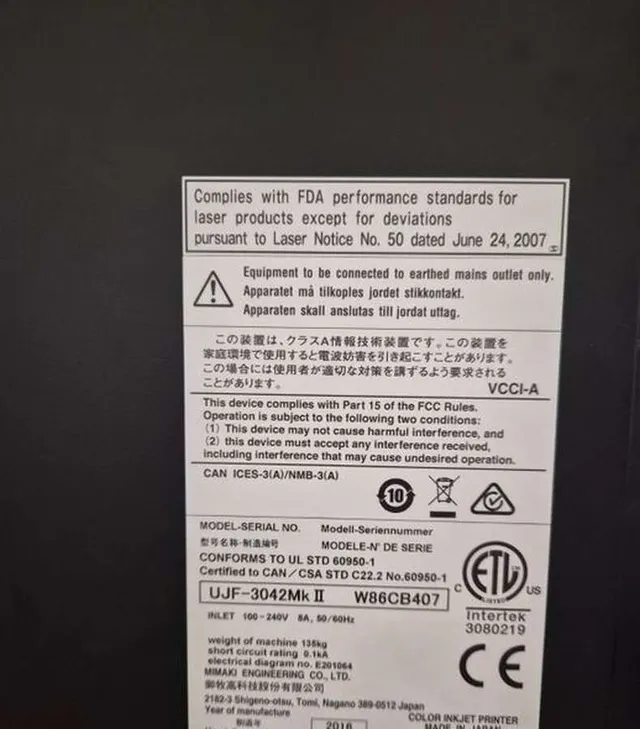 УФ плоттер Mimaki UJF-3042MKII