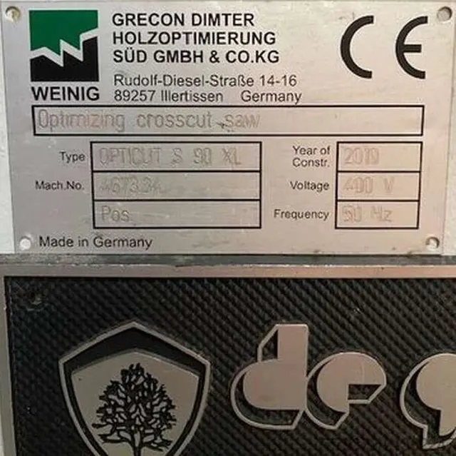 Линия поперечной резки WEINIG Dimter S 90 XL 2010г