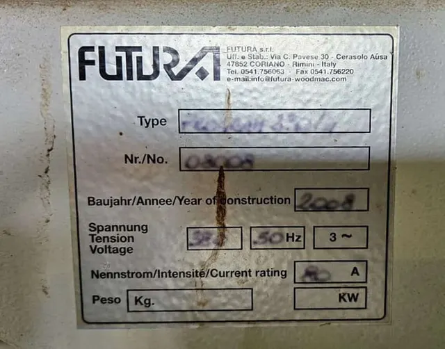 Четырехсторонний фрезерный станок FUTURA PROGRAM 2