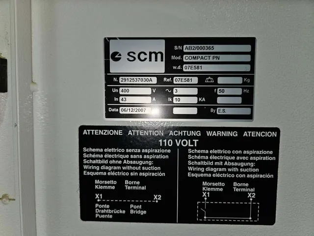 Четырёхсторонний станок SCM Compact