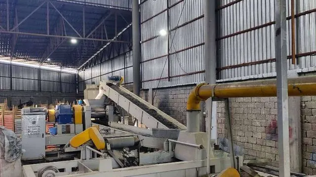 Линия по переработке автомобильных шин