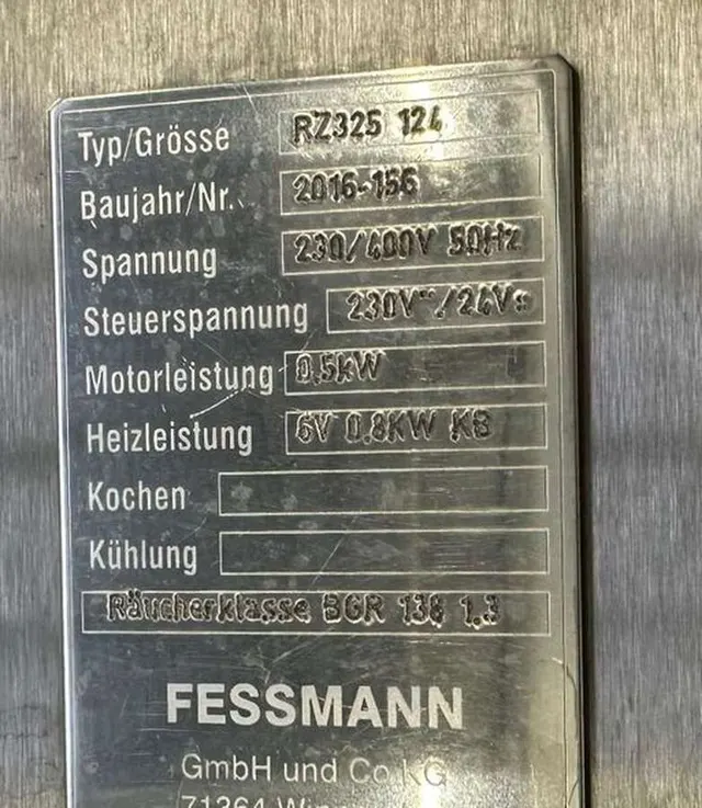 Термокамера для мясного производства Fessmann