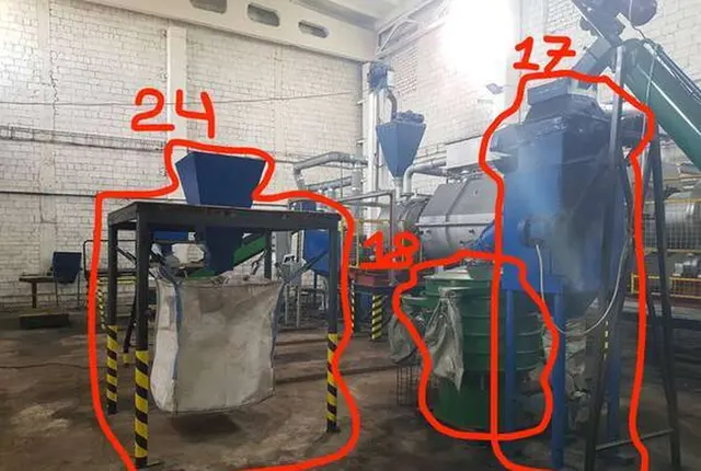 Линия для производства активированного угля