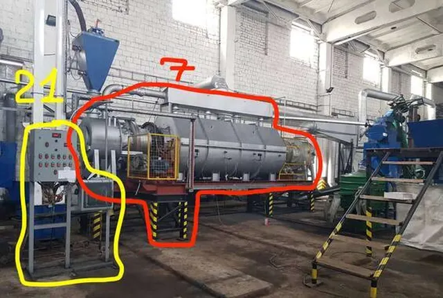 Линия для производства активированного угля