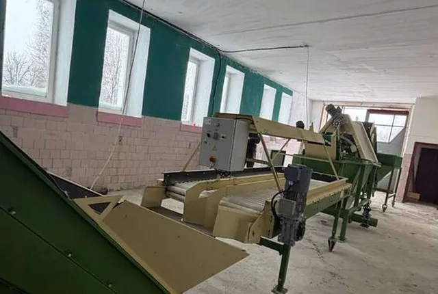 Производственная линия для мойки и упаковки овощей