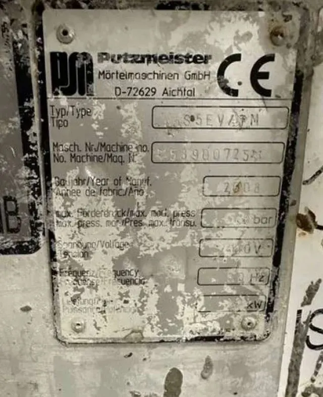 Штукатурная станция Putzmeister S5 EV/TM